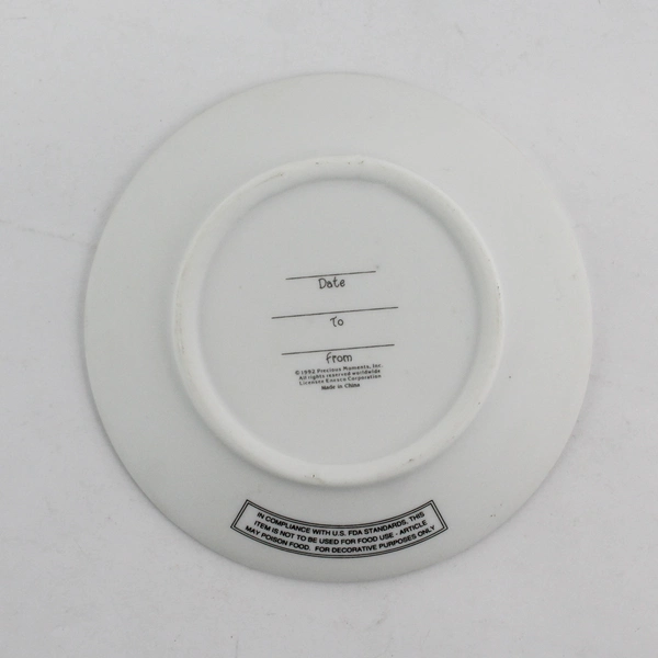 1992 Precious Moments 4 Inch  Collector Plate You Have Touched So Many Hearts