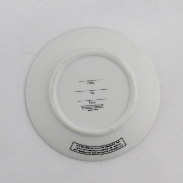  1992 Enesco Precious Moments Friendship Hits The Spot 4” Plate 