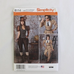 Simplicity Theresa LaQuey 8114 Steam Punk Costumes Womens Size H5 (6,8,10,12,14)