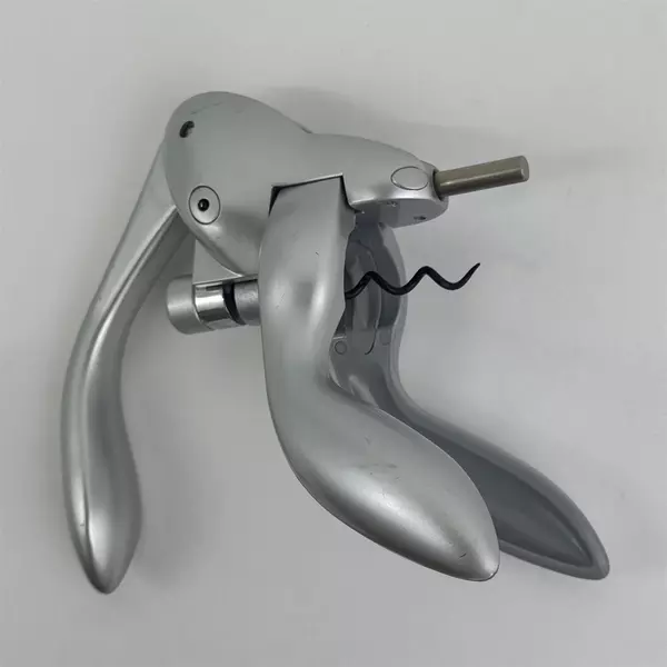 Lever Arm Rabbit Style Wine Bottle Corkscrew Opener Tool Silver