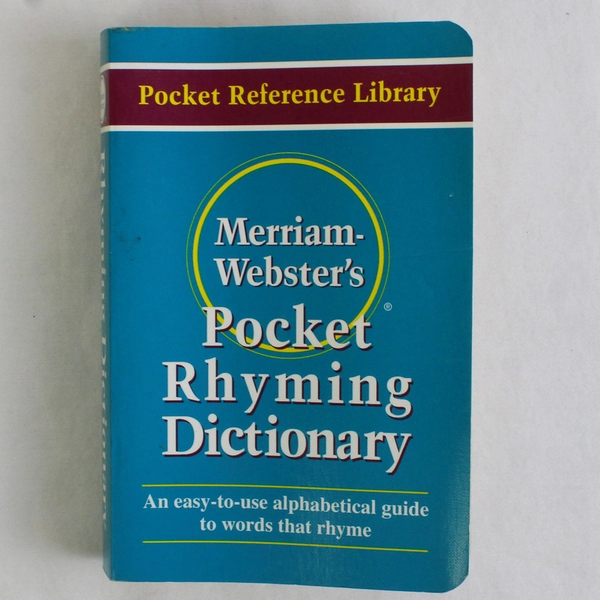 Merriam-Webster's Pocket Rhyming Dictionary 2001 PB Pocket Reference Library