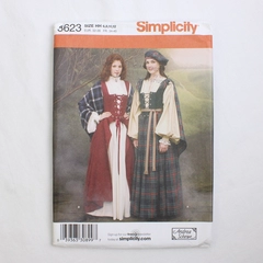 Simplicity Andrea Schewe 3623 Scottish Costume Women's Size HH (6,8,10,12) 2007