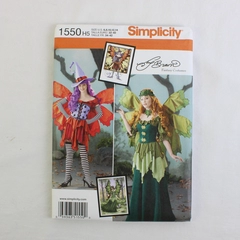 Simplicity Amy Brown 1550 Fantasy Fairy Costumes Women's Size H5 (6,8,10,12,14)