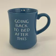 Opalhouse Going Back To Bed After This Blue Stoneware Coffee Mug Cup