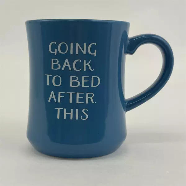 Opalhouse Going Back To Bed After This Blue Stoneware Coffee Mug Cup