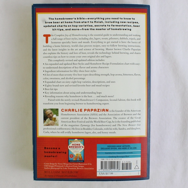 Complete Joy of Homebrewing by Charlie Papazian 4th Ed 2014 PB Revised Updated