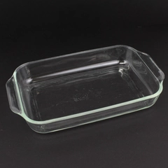 Vintage PYREX 2 Qt Baking Dish 232-R Clear Glass 2 x 7.5 x 15 