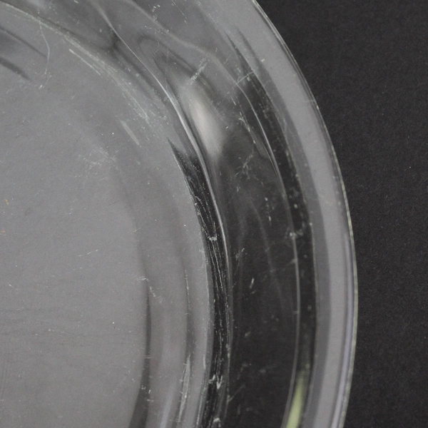 Vintage Anchor Hocking Fire King Clear Glass 10" Pie Plate #462