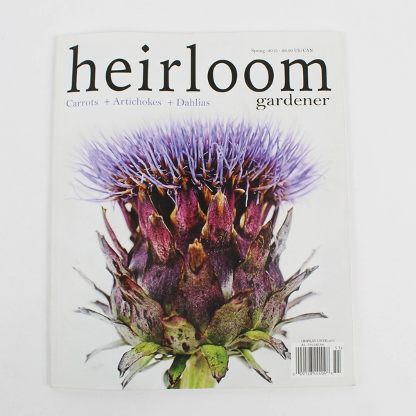 Lot of 2 Heirloom Gardener Magazines Spring and Summer 2015 Good Condition