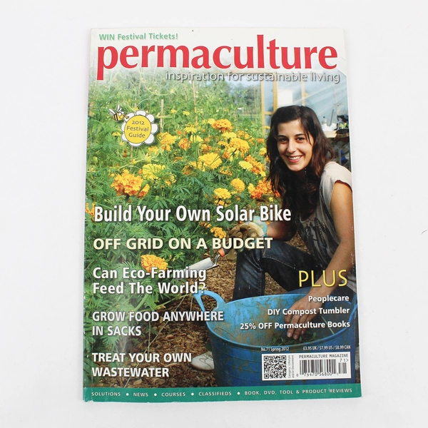 Lot of 3 Permaculture Magazines Sustainable Living Spring Summer Autumn 2012