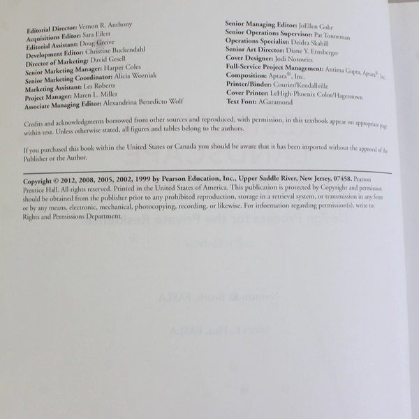 Residential Landscape Architecture Norman K Booth James E Hiss 2012 PB Int Ed