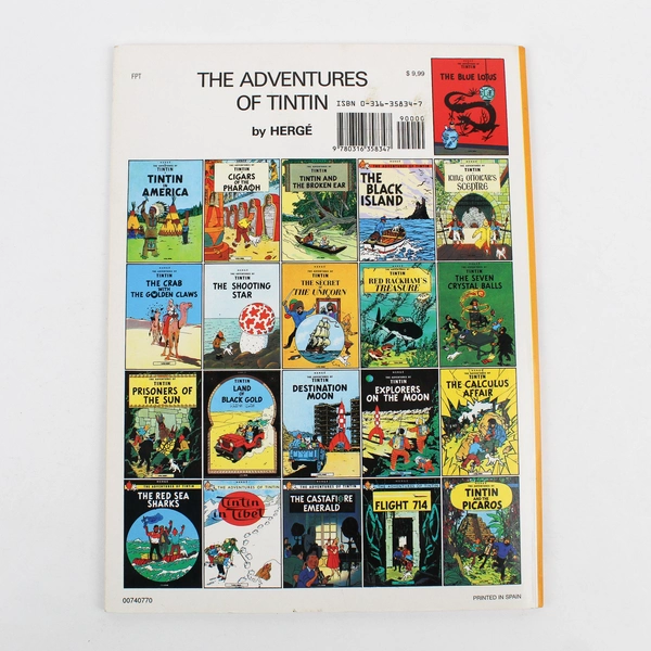 The Adventures of Tintin Red Rackham's Treasure by Herge Graphic Novel 1974 PB
