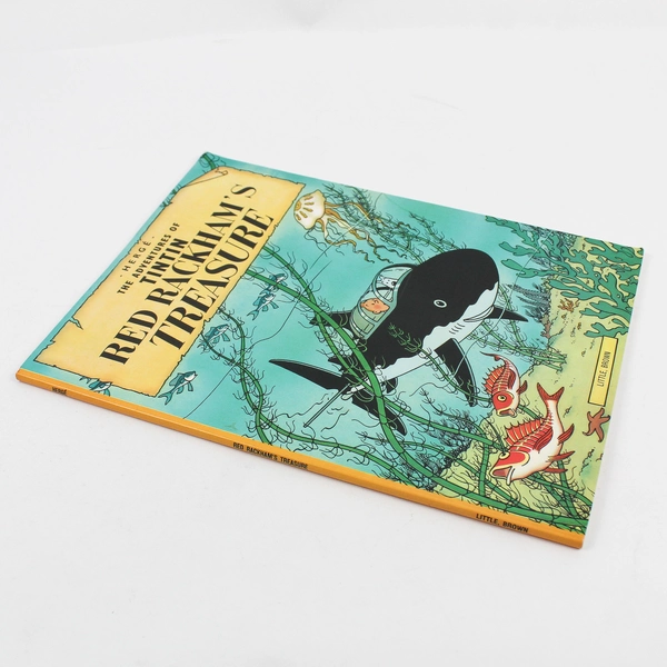 The Adventures of Tintin Red Rackham's Treasure by Herge Graphic Novel 1974 PB
