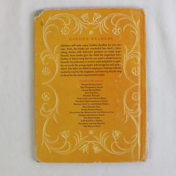 Sylvester The Mouse With the Musical Ear by Adelaide Holl 1961 Golden Reader HC