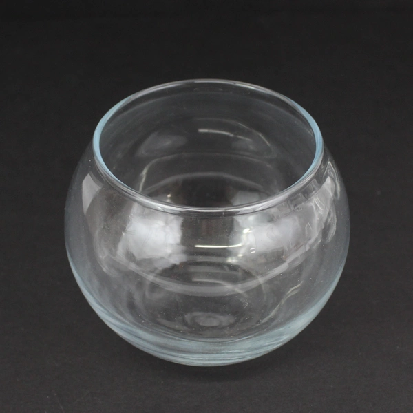 Set of 7 Clear Stemless Wine Glasses 3.75 Inch
