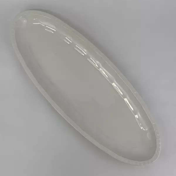24.5 Inch Large White Oval Platter California USA