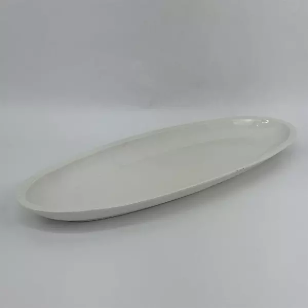 24.5 Inch Large White Oval Platter California USA
