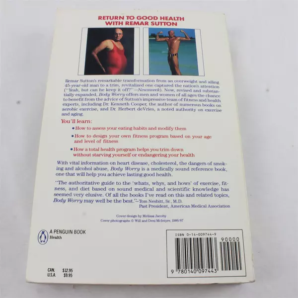 Body Worry - Paperback By Sutton, Remar 1988