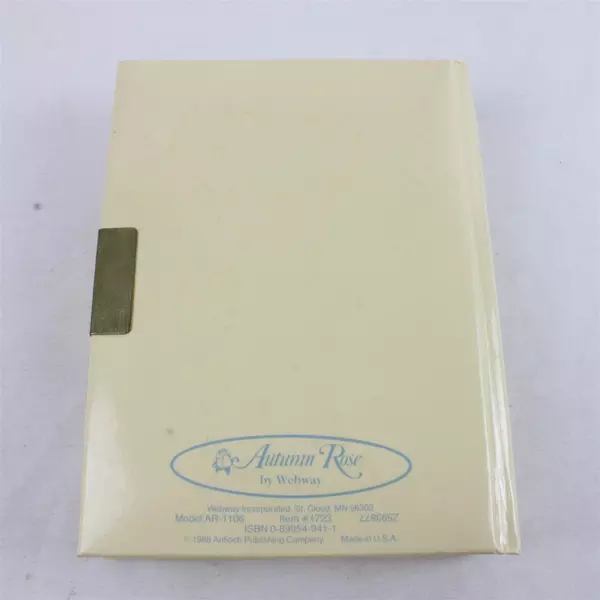 Diary: Autumn Rose By Webway 1988 Antioch Publishing Company