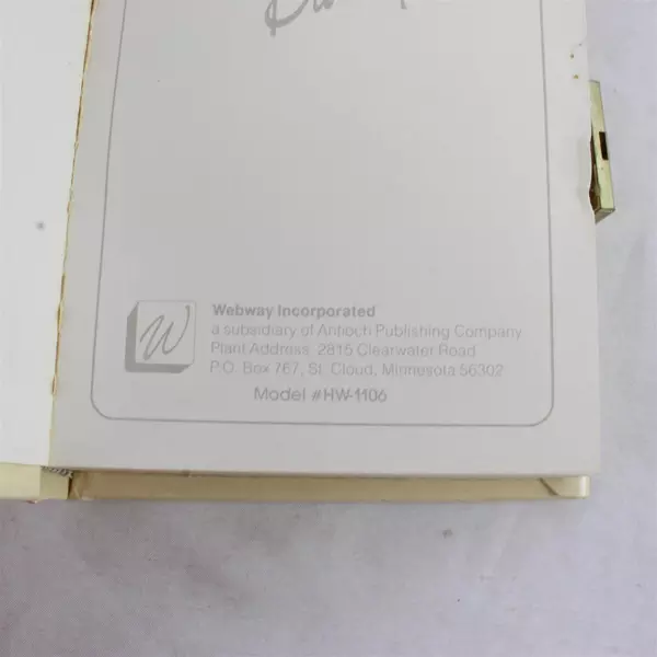 Diary: Autumn Rose By Webway 1988 Antioch Publishing Company