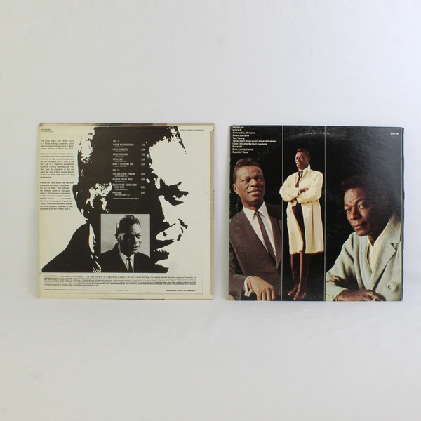 Lot of 2 Nat King Cole Vinyl Records The Best Of and You're My Everything