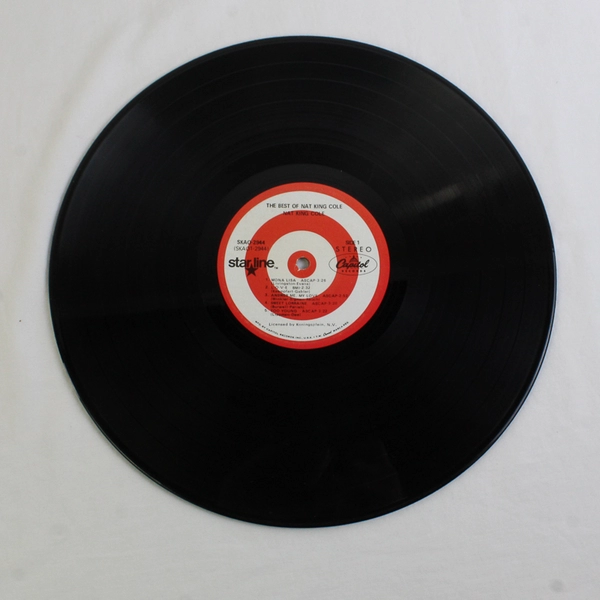 Lot of 2 Nat King Cole Vinyl Records The Best Of and You're My Everything