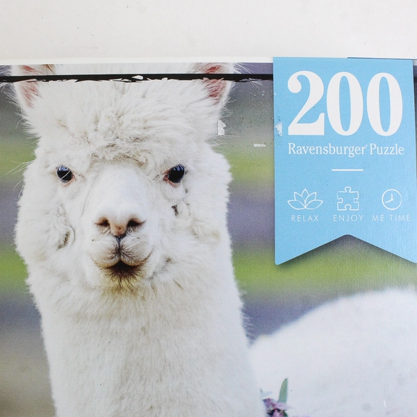 Ravensburger Alpaca 200 Pc. Jigsaw Puzzle, 2021 Complete 
