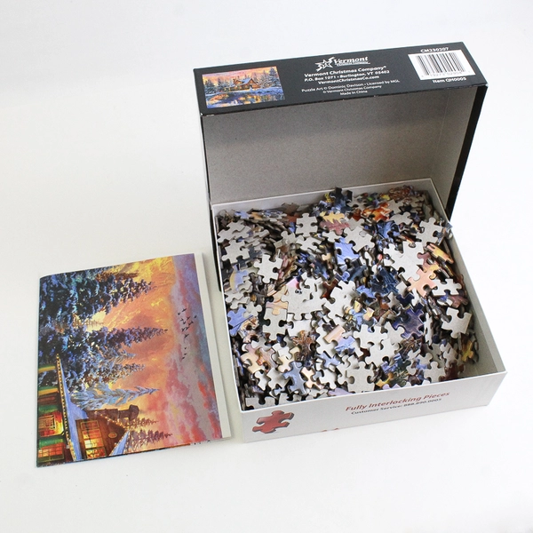 Rockies Christmas 1,000 pc. Jigsaw Puzzle, 26"X19" Rockies Christmas