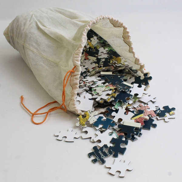 Vintage Constellations 1,000 pc Jigsaw Puzzle Cavallini & Co. Complete, Tube Box