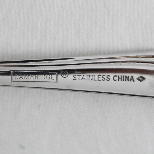 Lot of 7 Cambridge Silver Featheredge-Sand Pattern 4 Dinner & 3 Salad Forks SS