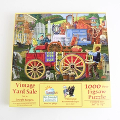 1,000 Pc. Jigsaw Puzzle Vintage Yard Sale, 20"x 27" #38640 Complete
