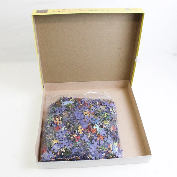 1,000 Pc. Jigsaw Puzzle Vintage Yard Sale, 20"x 27" #38640 Complete