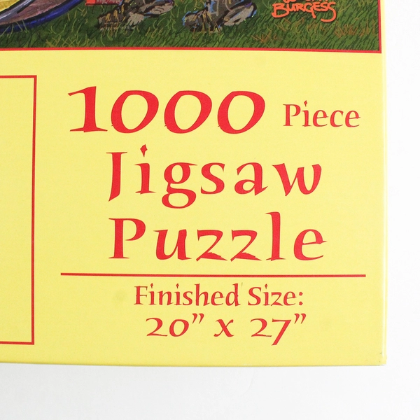 1,000 Pc. Jigsaw Puzzle Vintage Yard Sale, 20"x 27" #38640 Complete