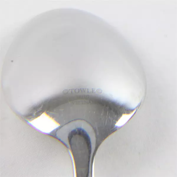 Set of 9 Towle Oval Place Soup Spoons Stainless 7.75in