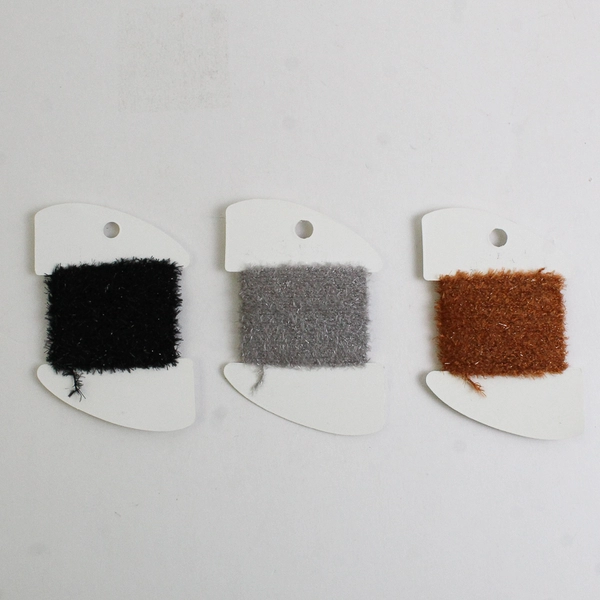 New - Lot of 3 FUZZY STUFF Stitching Fiber 15 Yds., FZ01, 02 & 31