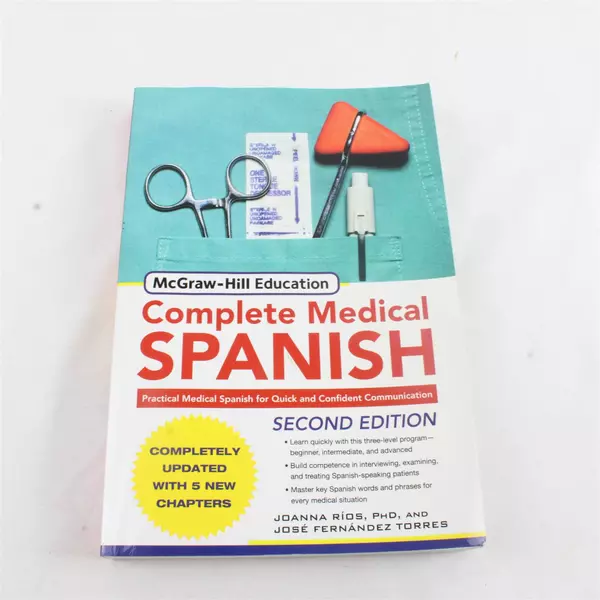 McGraw-Hill Complete Medical Spanish 2nd Ed Paperback Rios 