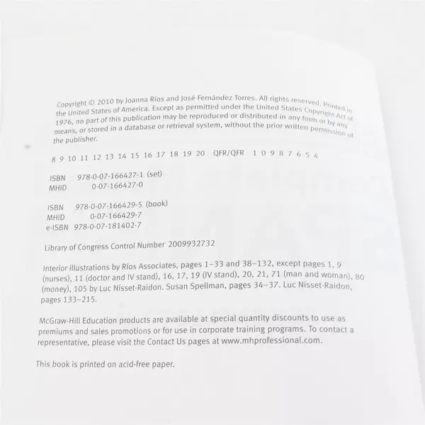 McGraw-Hill Complete Medical Spanish 2nd Ed Paperback Rios 