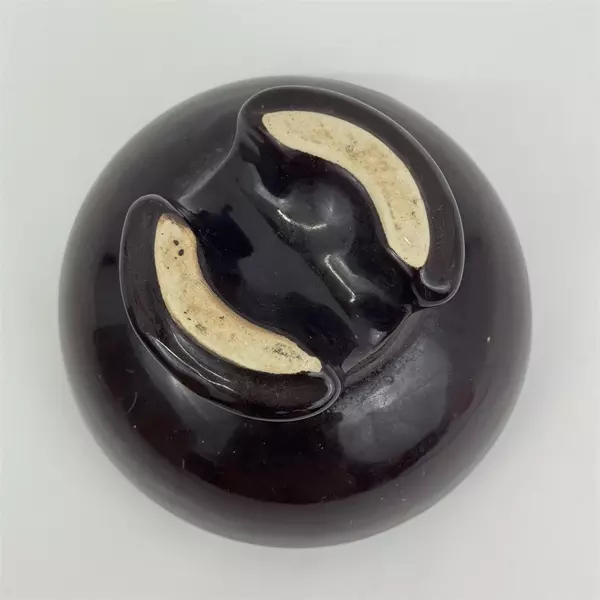 Vintage SBT Brown 7" Ceramic Telephone Insulator