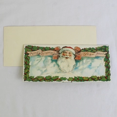 Vintage 1989 Smithsonian Institution Blank Slimline Christmas Card