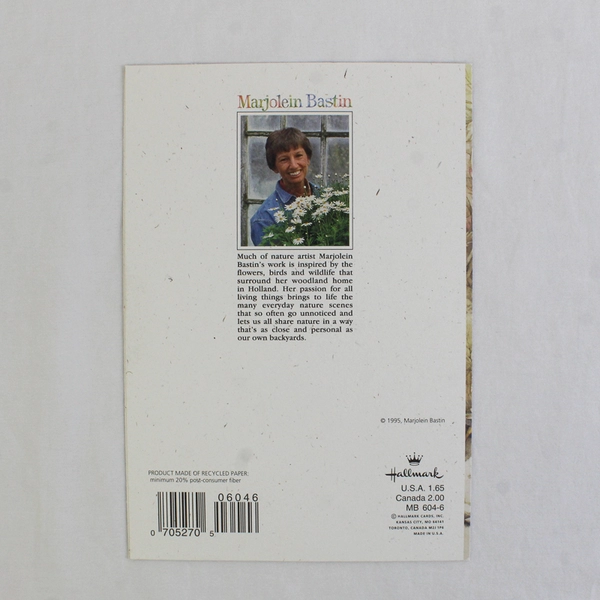 Vintage 1995 Hallmark Marjolein Bastin Birthday Card with Envelope