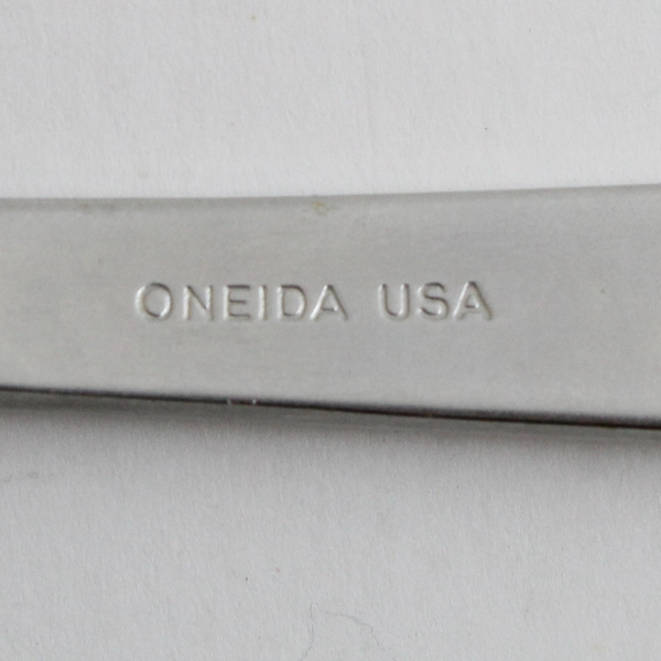 Lot of 2 Oneida Silver Frost Pattern Cold Meat Forks 18/10 Stainless 8.25"