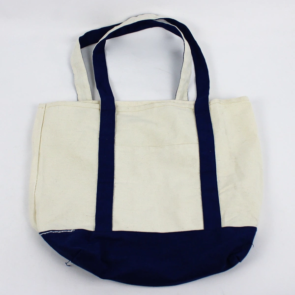 Mixed Lot of 4 Beige Canvas Tote Bags Various Sizes