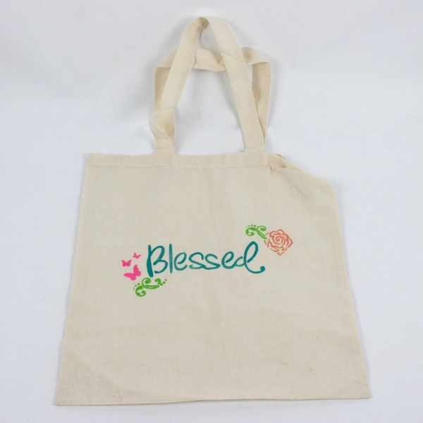 Mixed Lot of 4 Beige Canvas Tote Bags Various Sizes