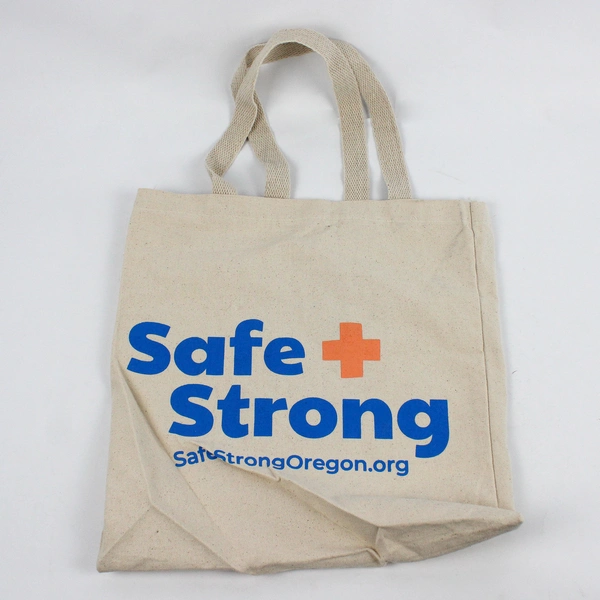 Mixed Lot of 4 Beige Canvas Tote Bags Various Sizes