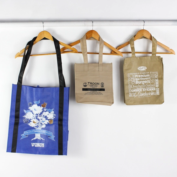 Mixed Lot of 10 Branded Tote Bags Beige Blue Purple