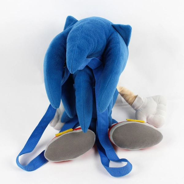Sega Sonic the Hedgehog Accessory Innovations Unisex 12.5” Plush Backpack Blue