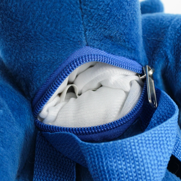 Sega Sonic the Hedgehog Accessory Innovations Unisex 12.5” Plush Backpack Blue
