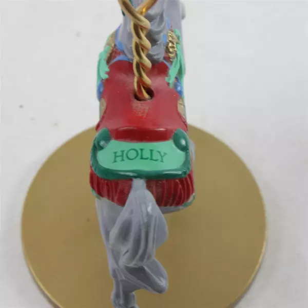 Hallmark 1989 'Holly' Christmas Ornament Vintage No Box