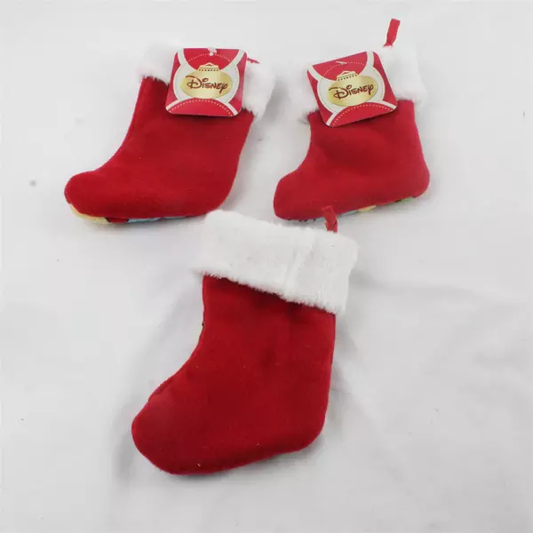 Lot of 3 Disney Winnie the Pooh (1) & Tigger(2) 8" Embroidered Mini Stockings