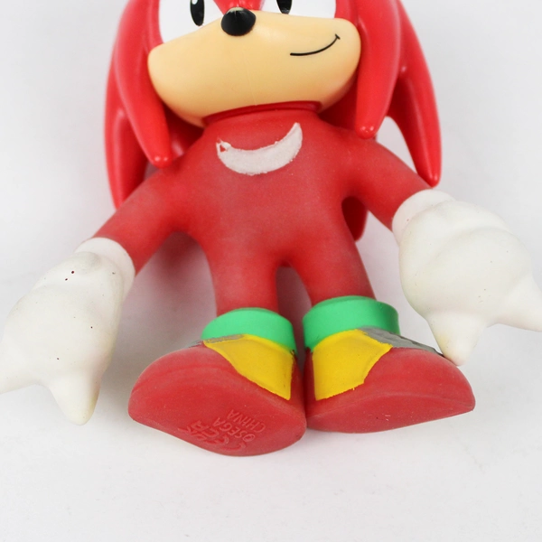 Vintage Sega Knuckles Sonic Figurine Gel Stretch Moose